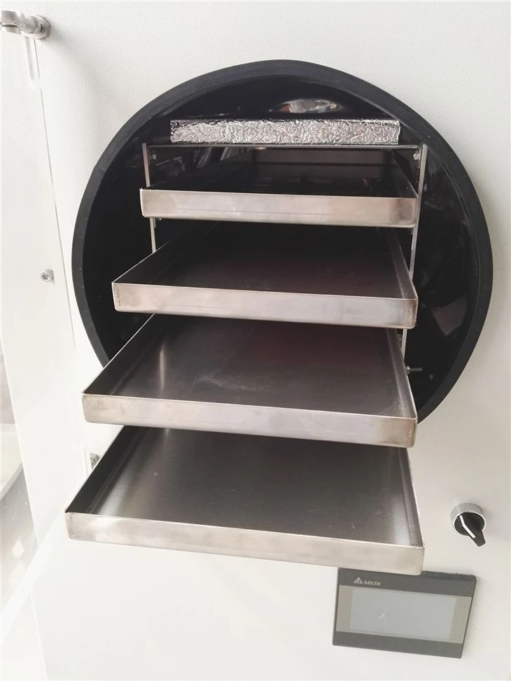 Commercial Lyophilizer Vacuum Lab Continuous Freezing Freeze Dryer Machine Xl 8trays